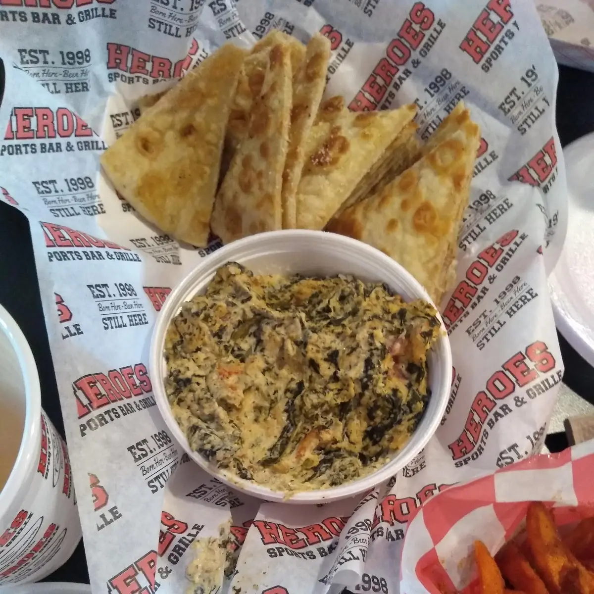 Spicy Crawfish and Spinach Dip