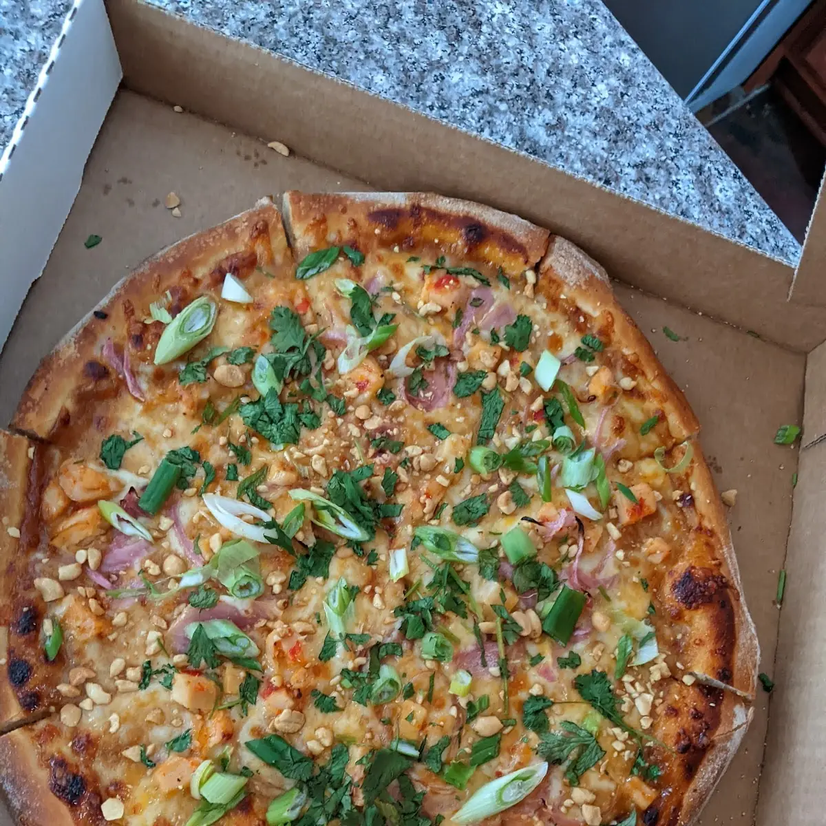 Thai Chicken Pizza