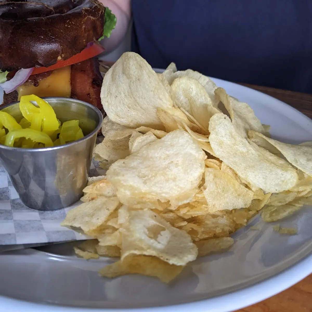 Caesar Salmon Burger