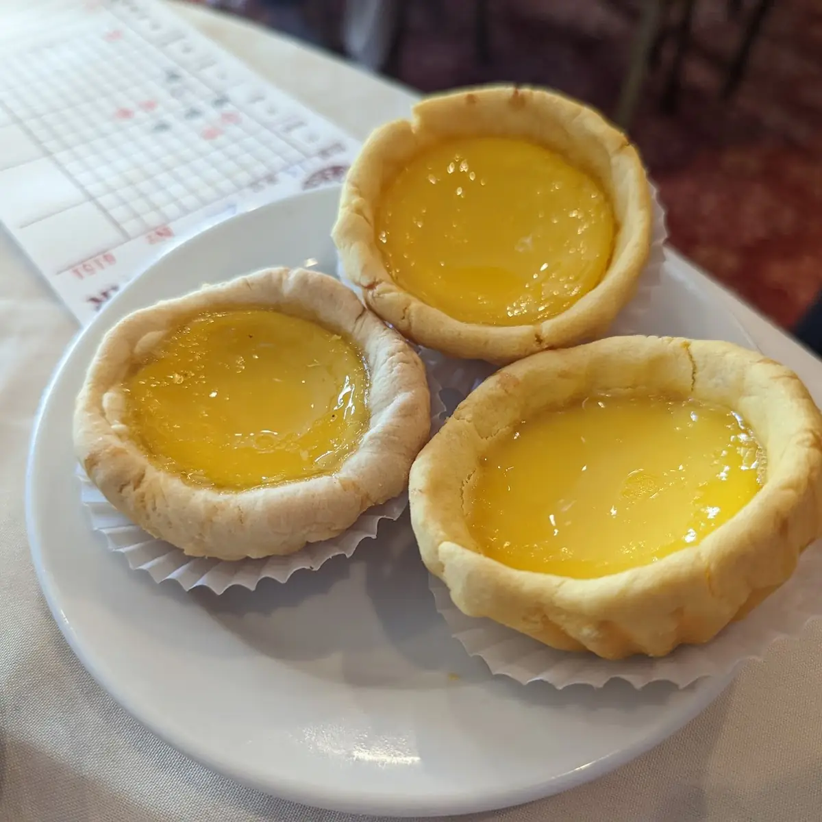 Baked Crispy Egg Custard Tart