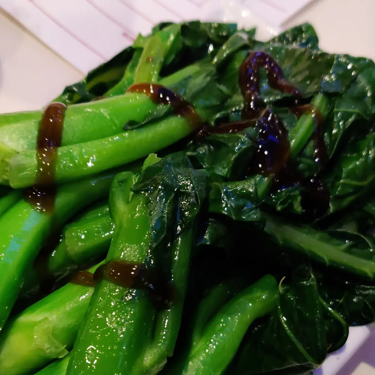 Chinese Broccoli in Oyster Sauce