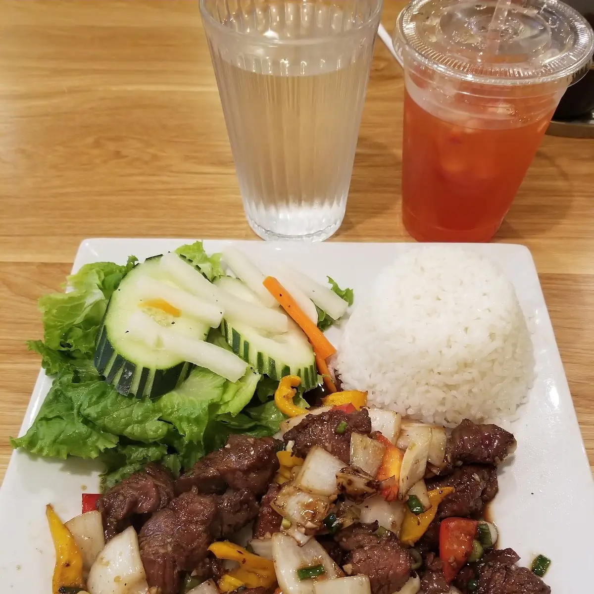 42 Stir Fried Cubed Filet Mignon