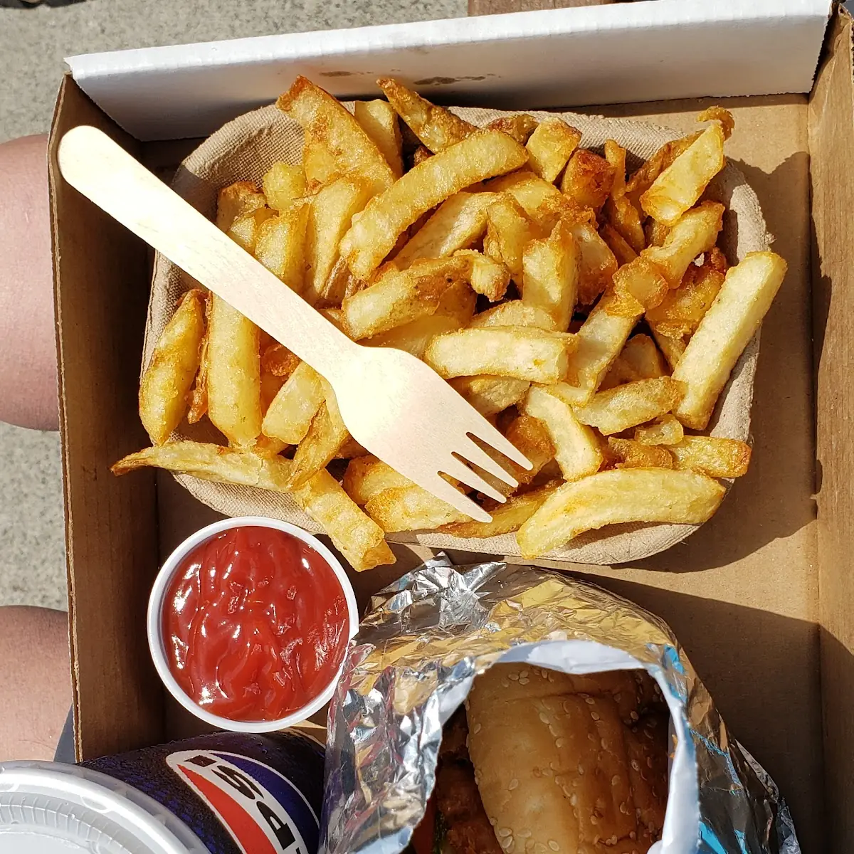 Fish Burger, Moby Dick Restaurant