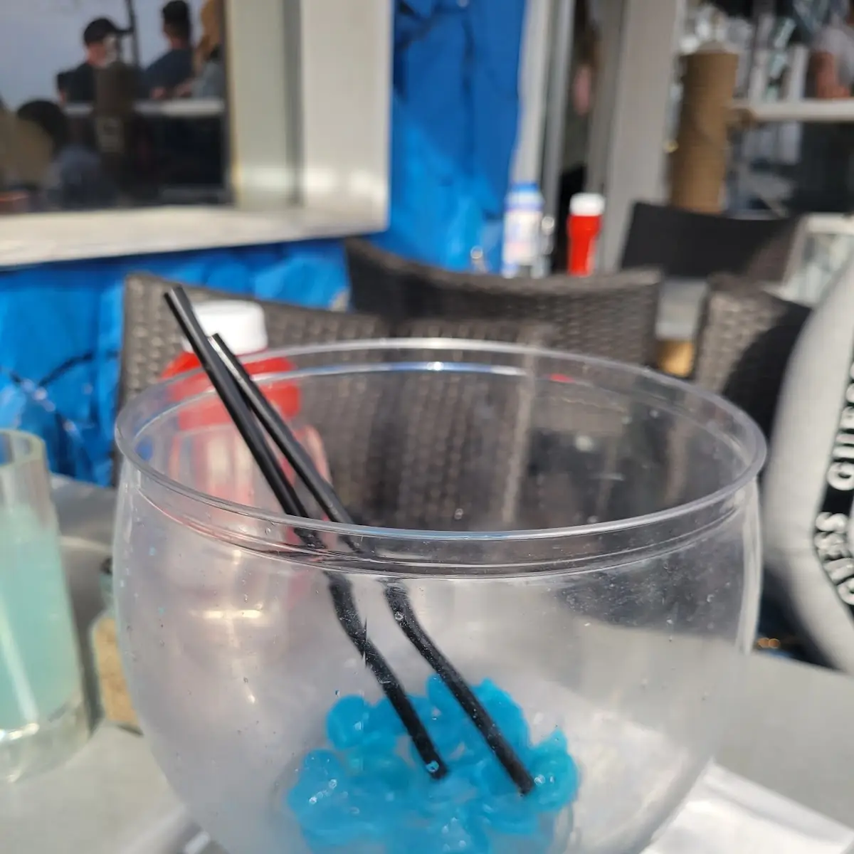 Fishbowl Cocktail, Moby Dick Restaurant