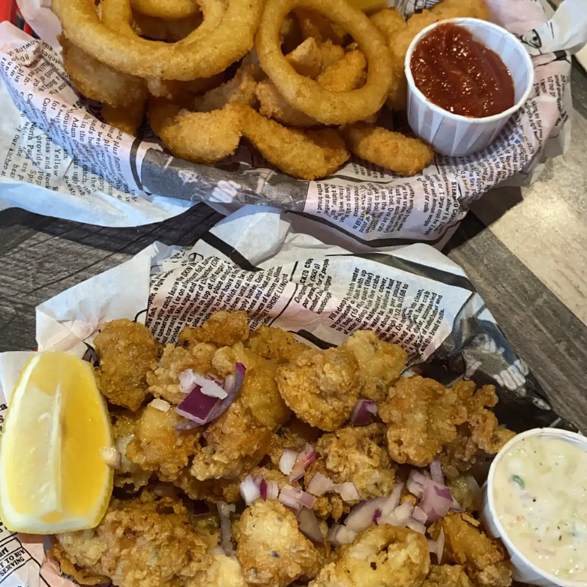 Fried Shrimps, Moby Dick Restaurant