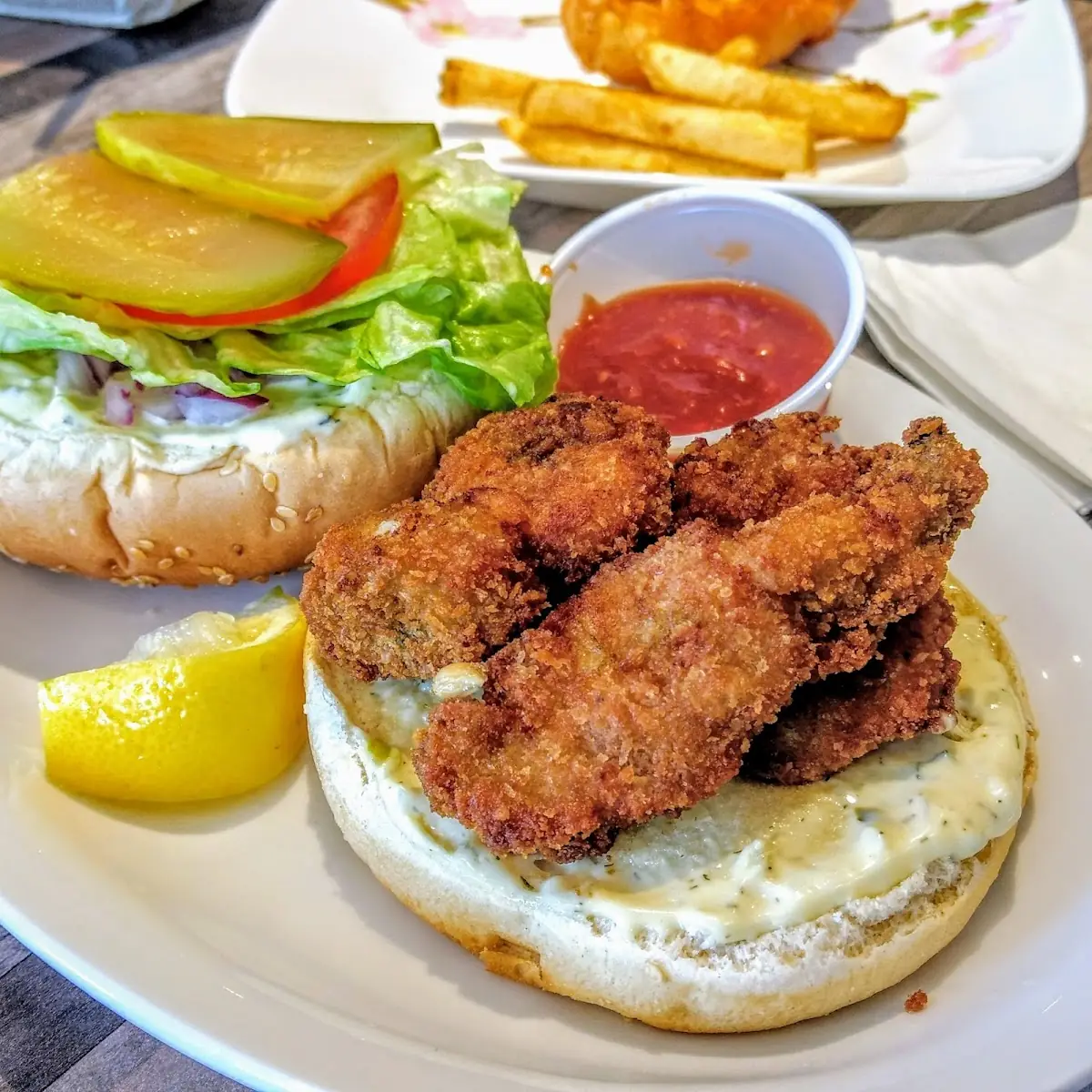 Oyster Burger, Moby Dick Restaurant