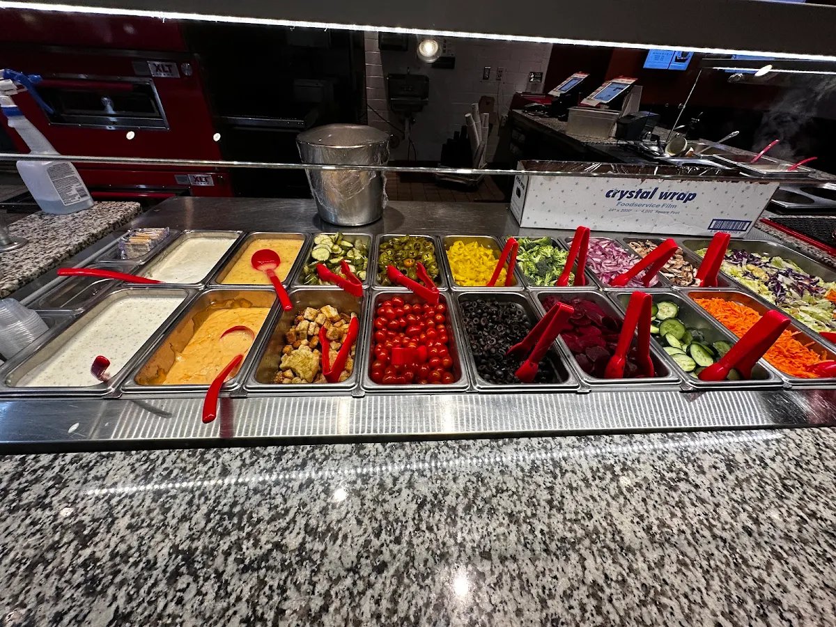 Salad Bar with Various Toppings