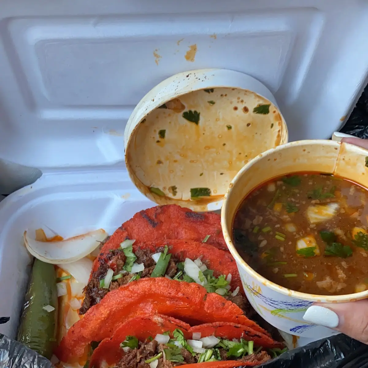 Birria Tacos and Consomé
