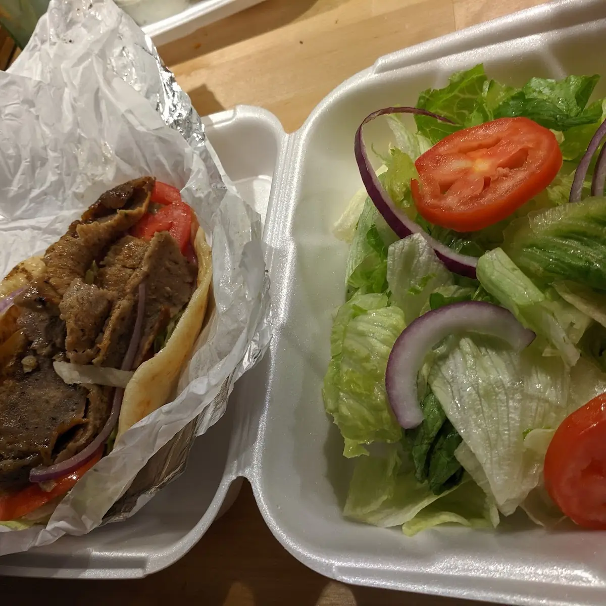 Gyro Sandwich Salad