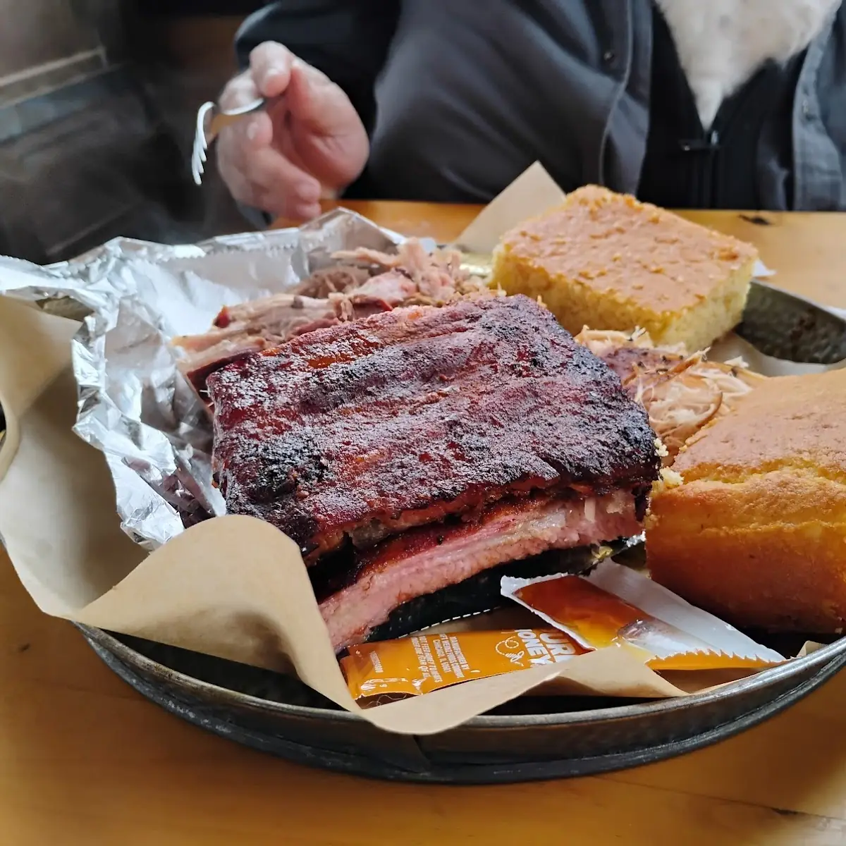 Sampler Platter with Pork Ribs