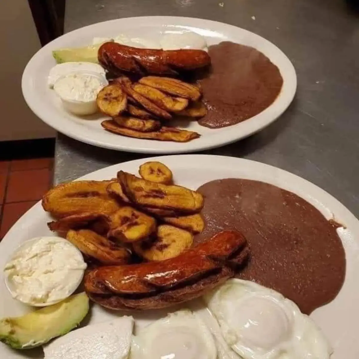 Desayuno Típico Hondureño Typical Honduran Breakfast