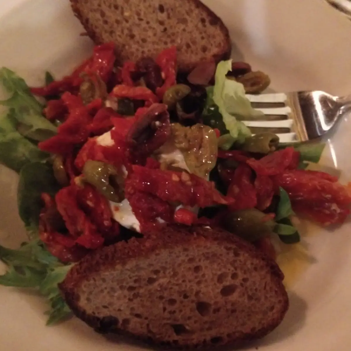 Warm Goat Cheese Salad