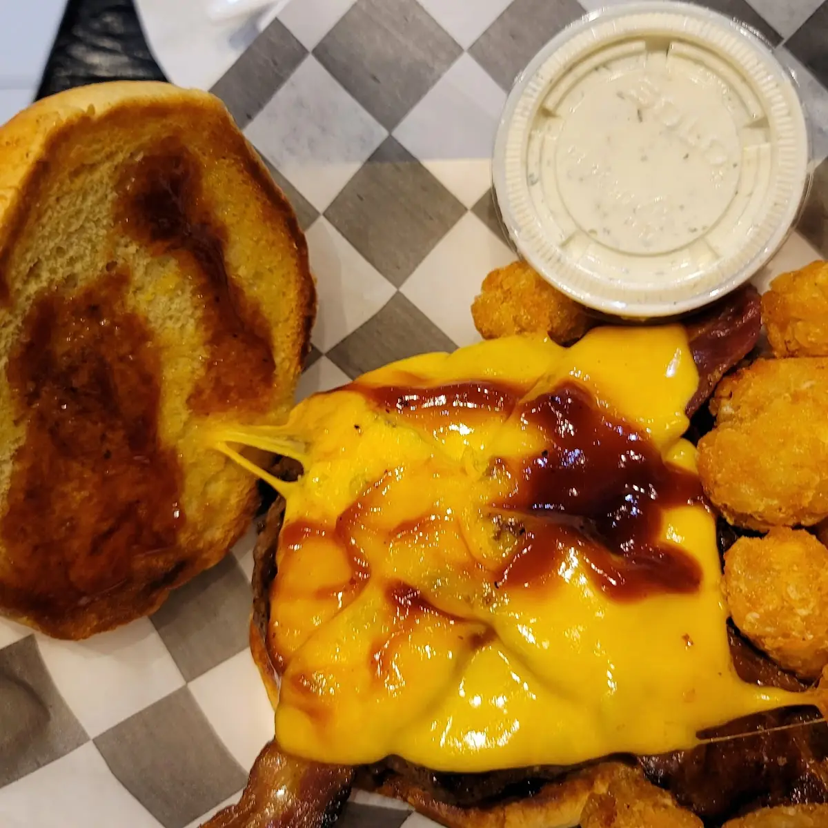 Bacon Cheeseburger Combo with Tater Tots