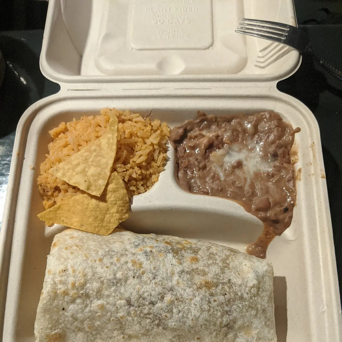 Chorizo Con Huevos Beef Burrito