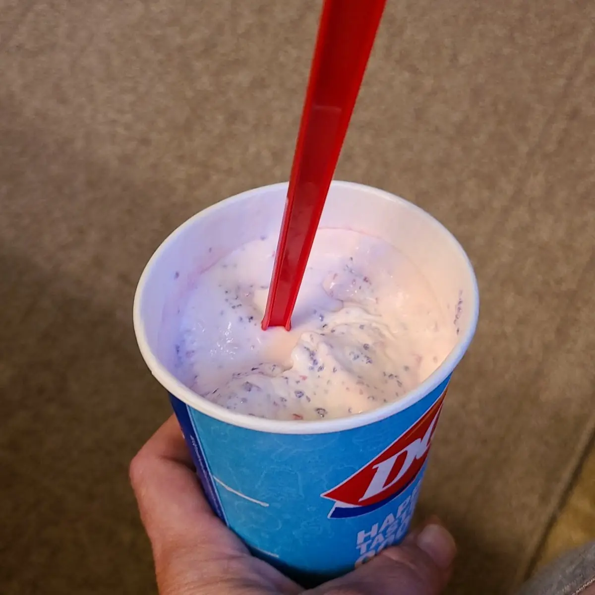 Cotton Candy Blizzard Treat