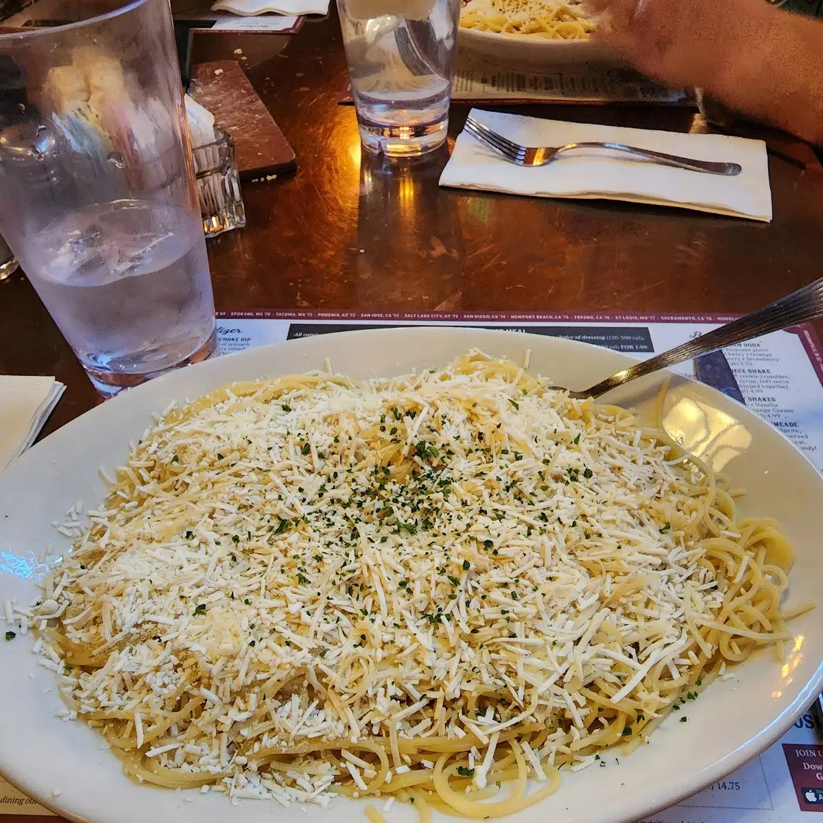 Managers Favorite with Mizithra and Tomato Sauce