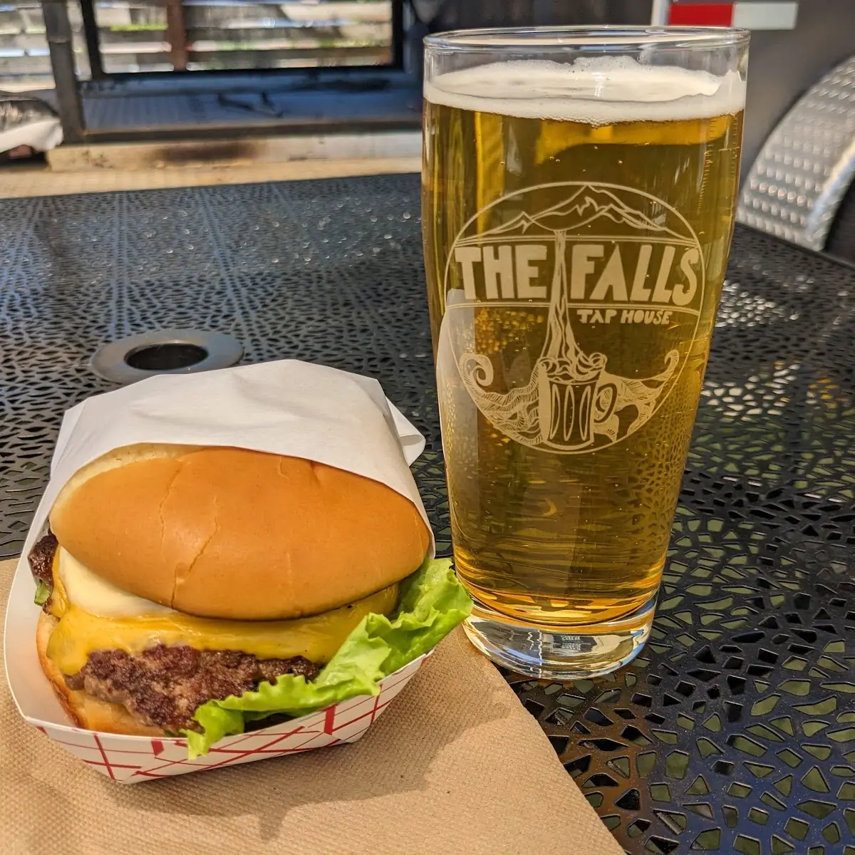 Smash Burger and an IPA