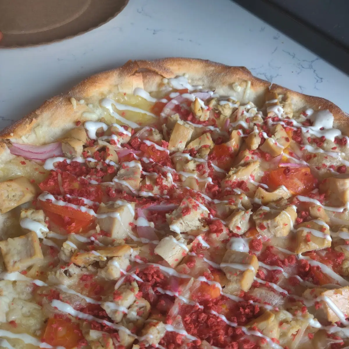 Chicken Bacon Ranch Pizza