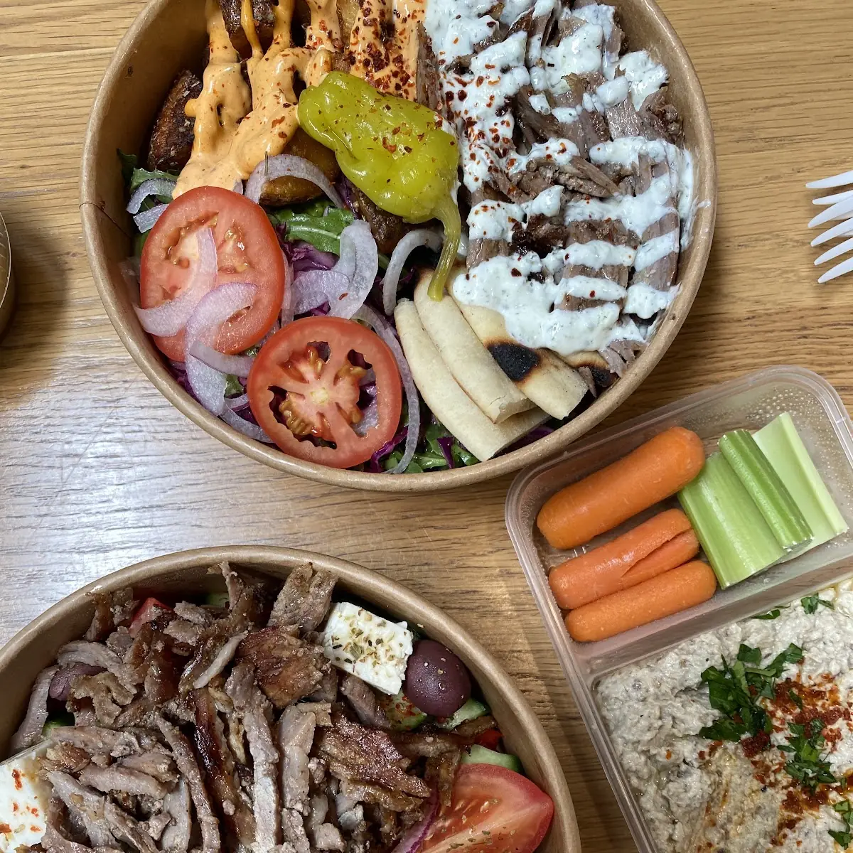 Beef Lamb Gyro Bowl