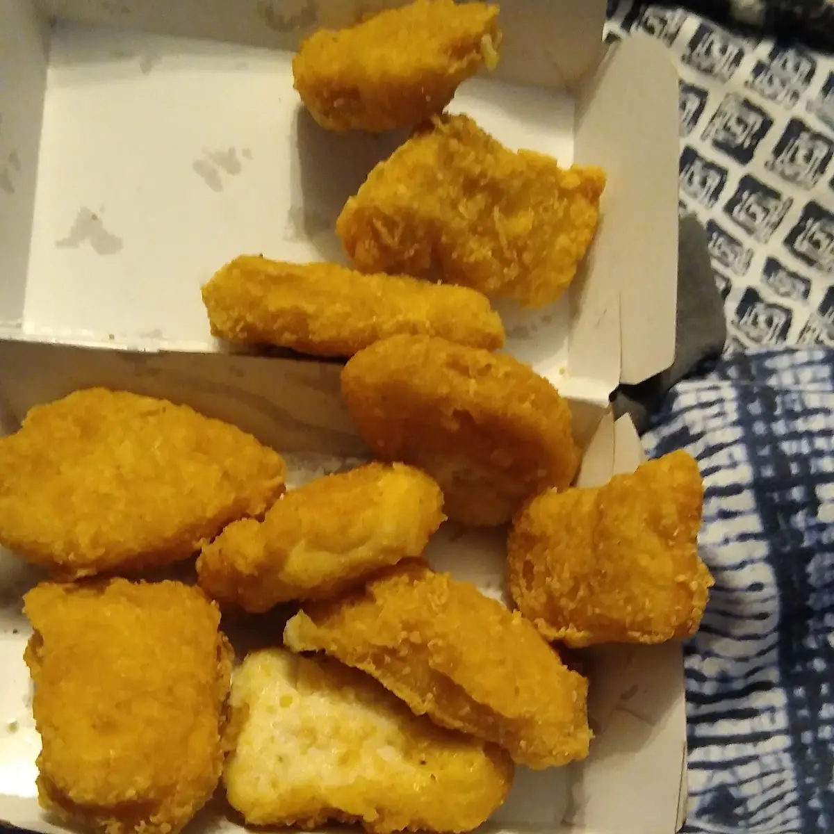 Half Done Chicken Nuggets