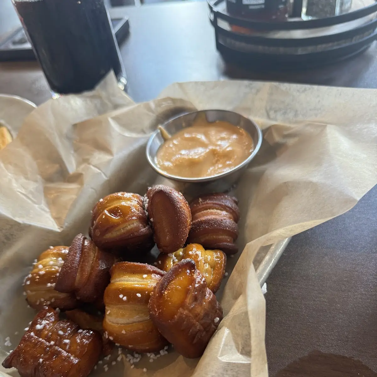 Pretzel Bites with Beer Cheese