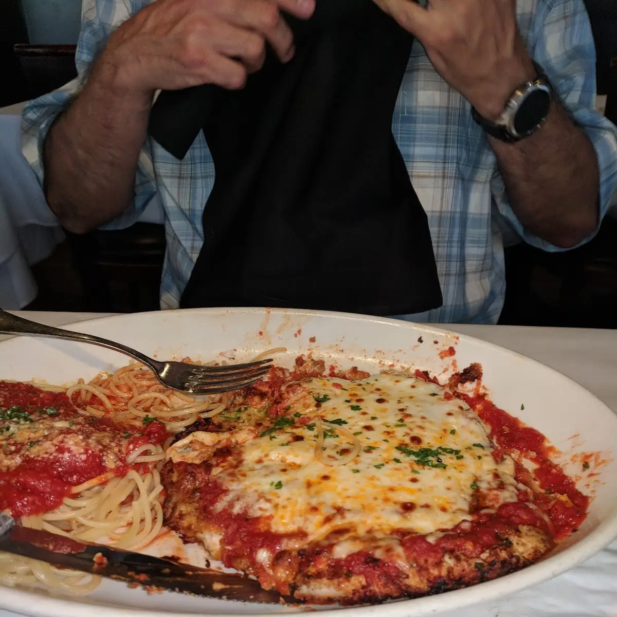 Veal Parmesan on the Bone
