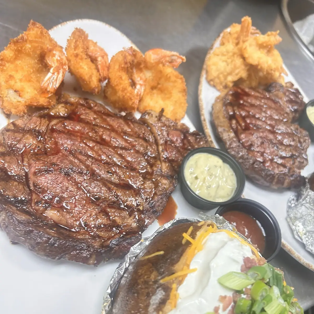 Rib Eye Baked Potato