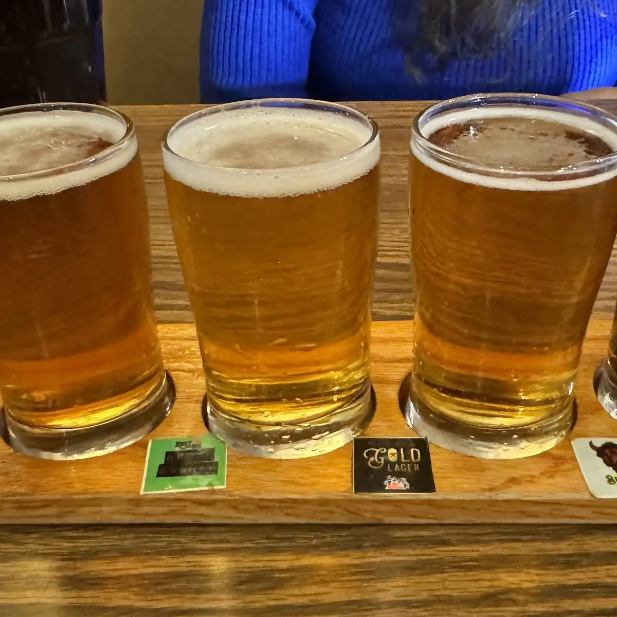 Buglin' Bull Beer Flight