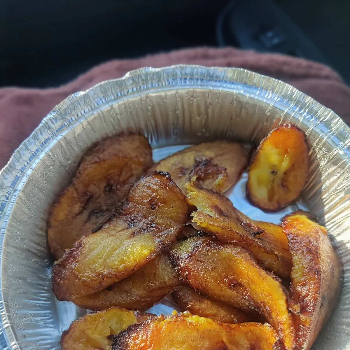 Carne Con Platano Frito
