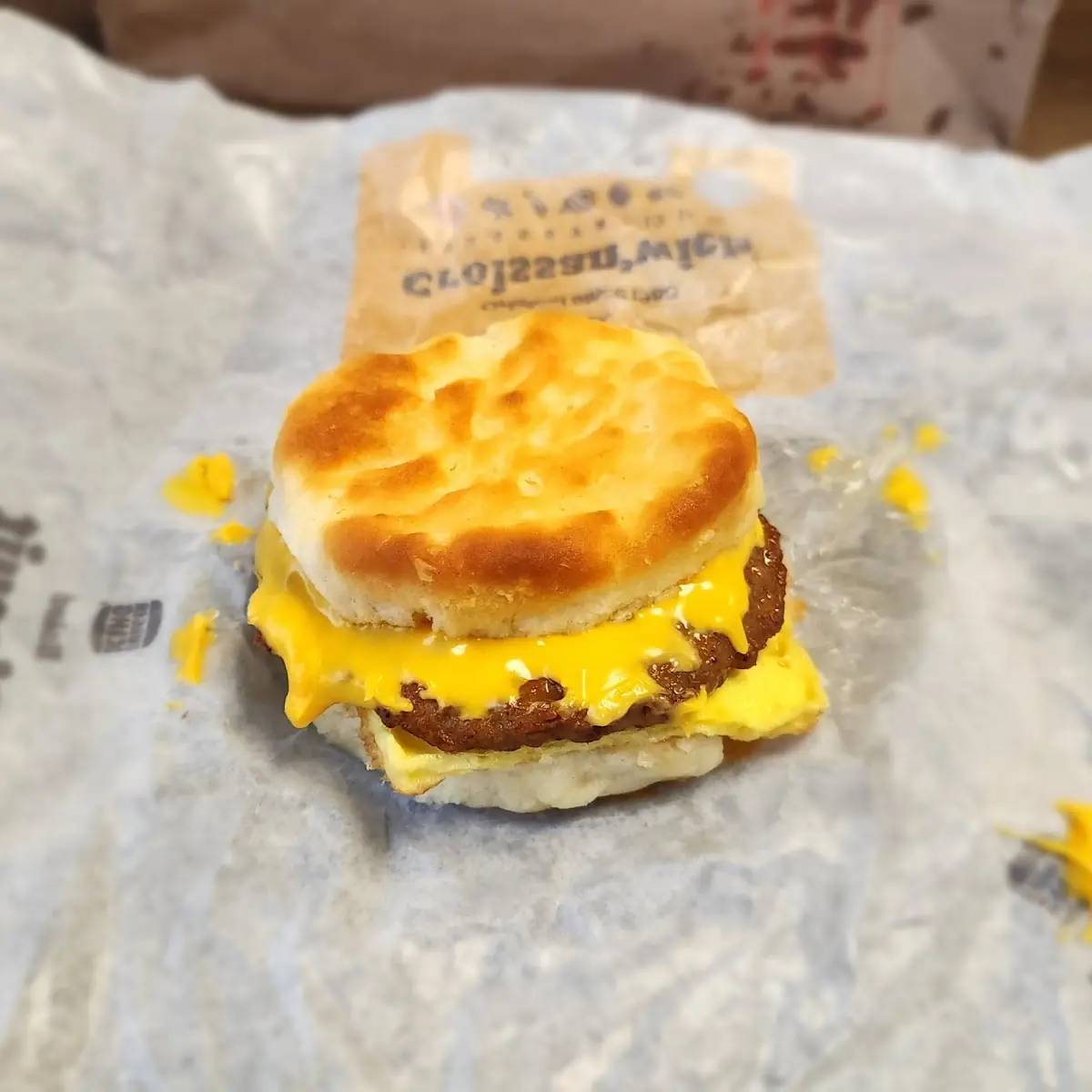 Sausage Egg & Cheese Biscuit