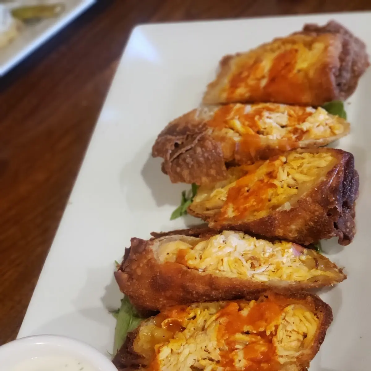 Buffalo Chicken Egg Rolls
