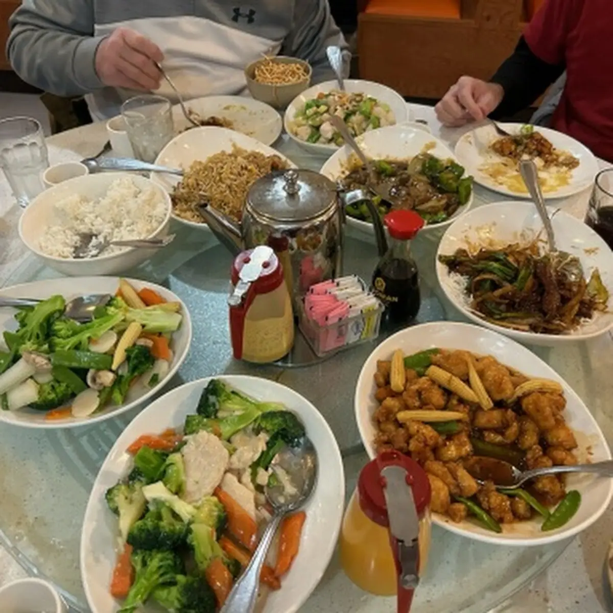 Orange Chicken and Mixed Vegetables