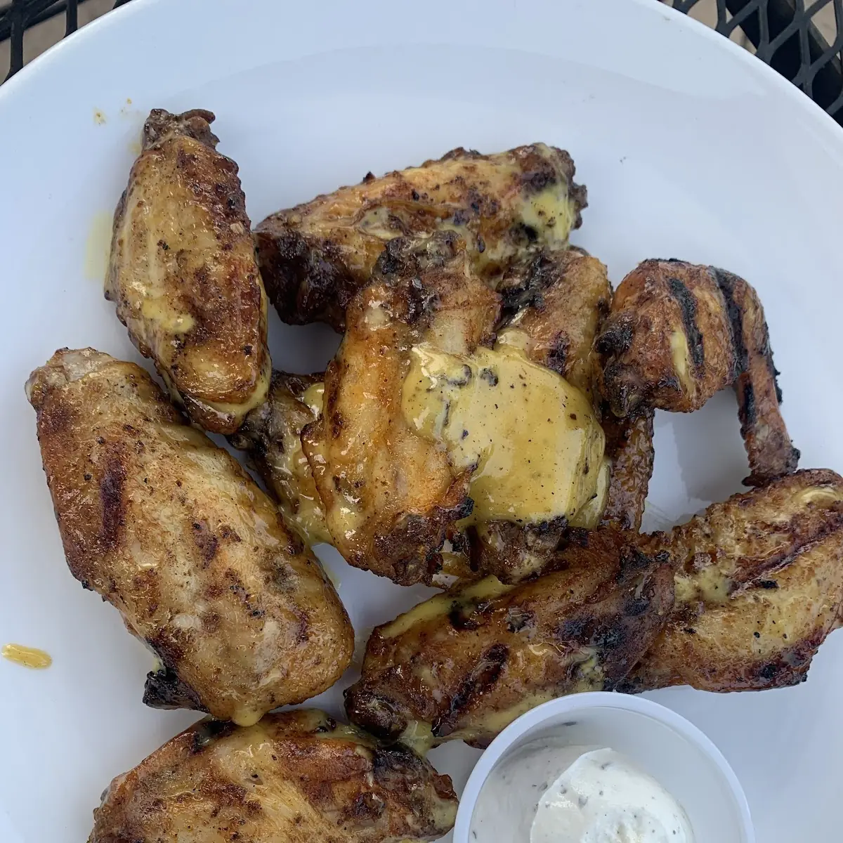 Chicken Wings with Ranch Dressing