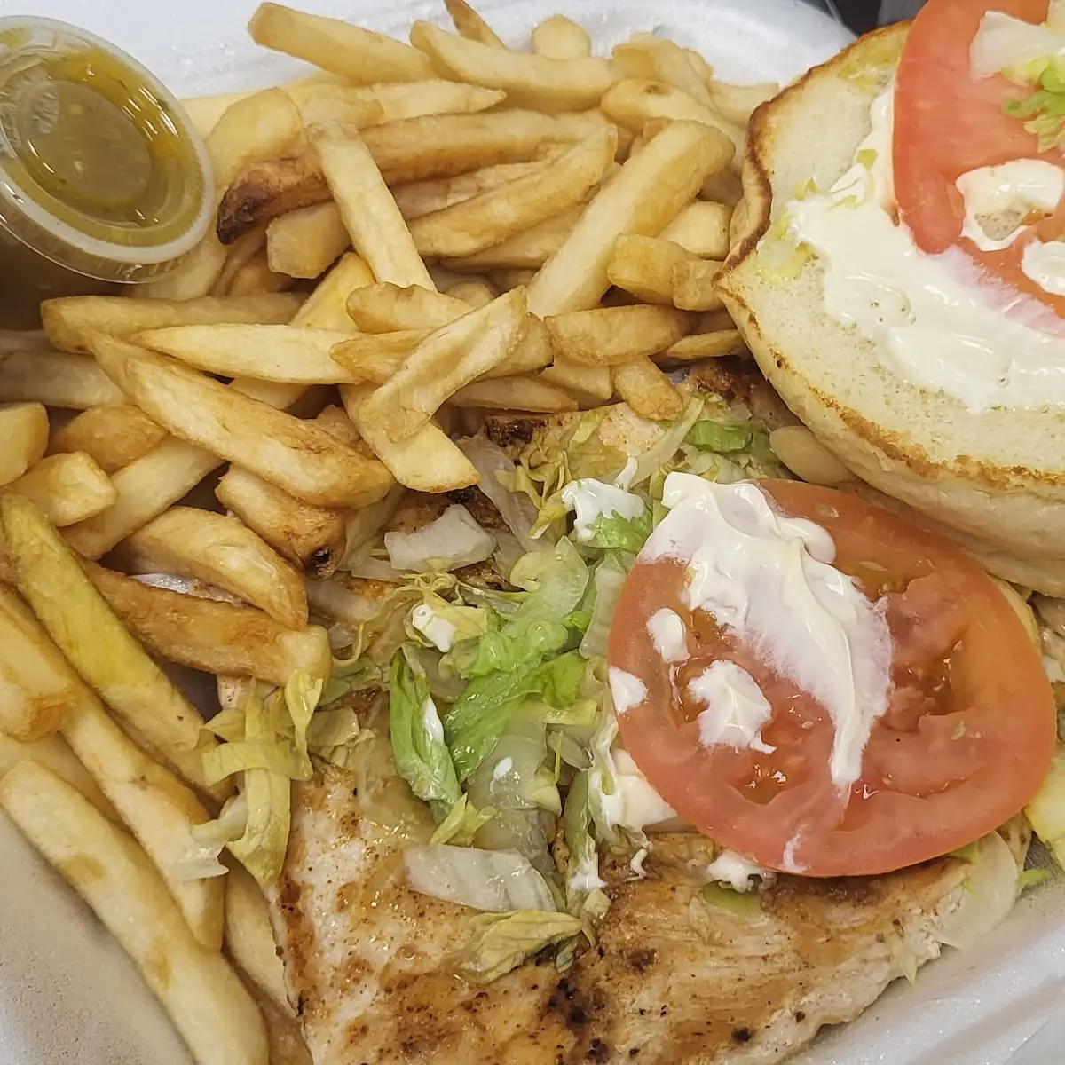 Grilled Chicken Sandwich Lunch Special