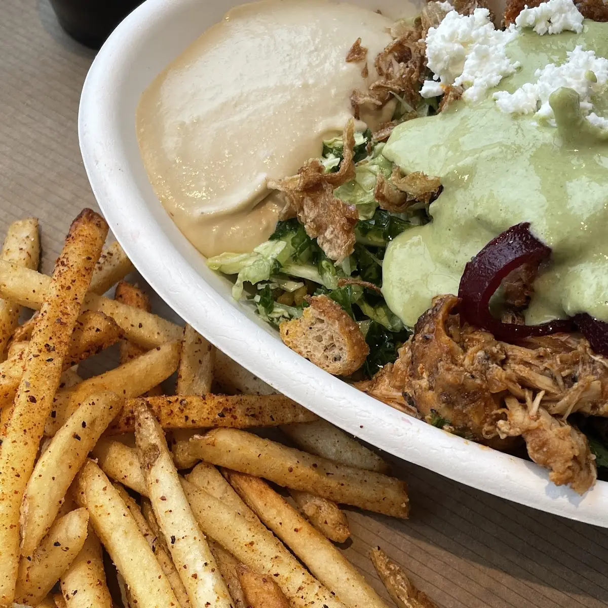 Chicken Bowl with Fries
