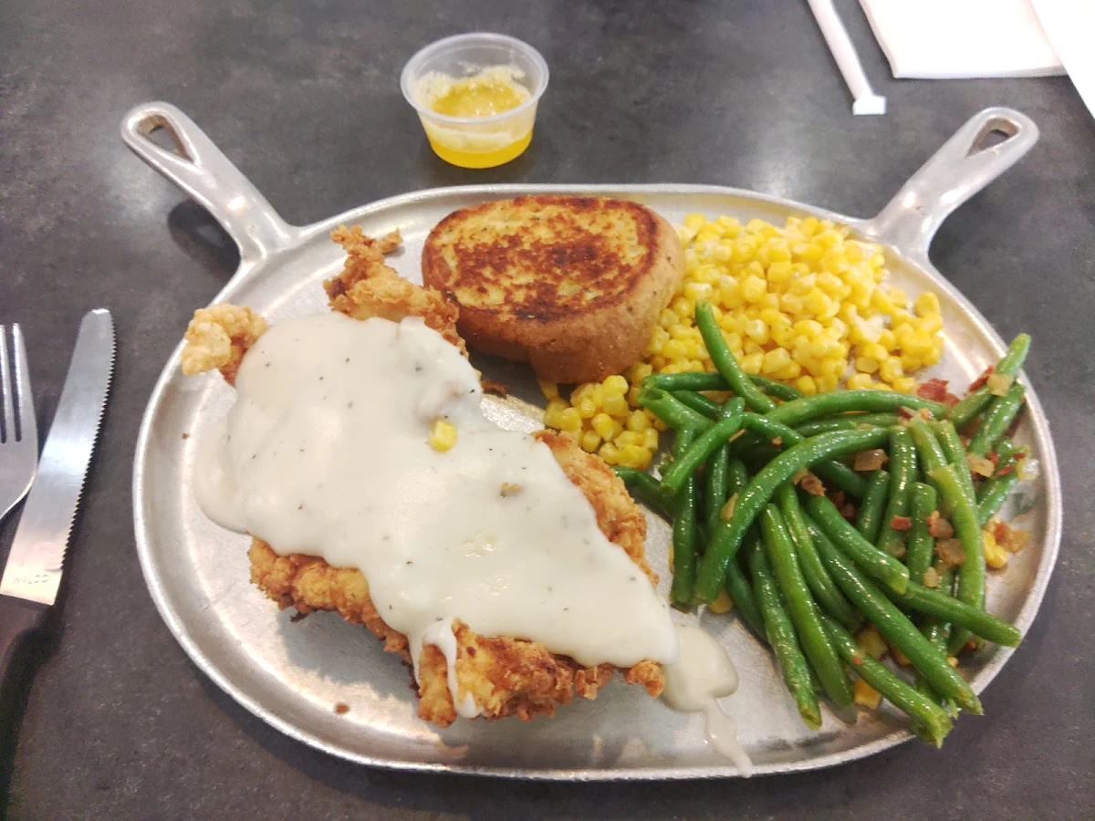 Chicken-Fried Steak and Eggs