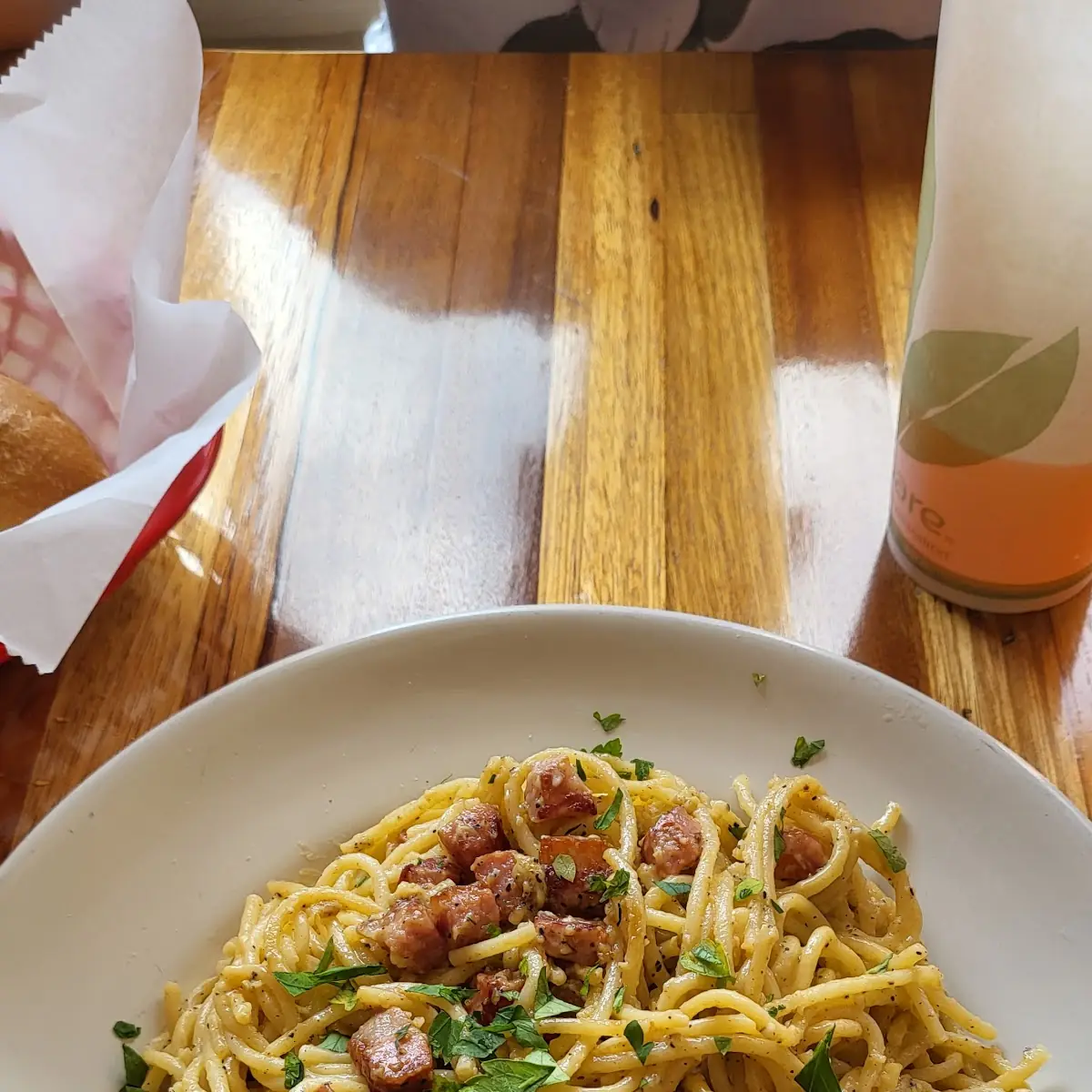 Pasta Bolognese or Carbonara