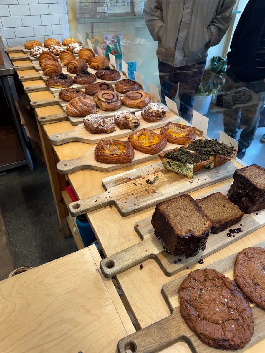 Assorted Fresh Pastries and Bread