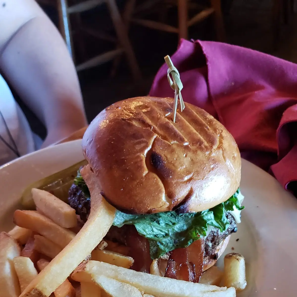 Spirit's Breakfast Burger