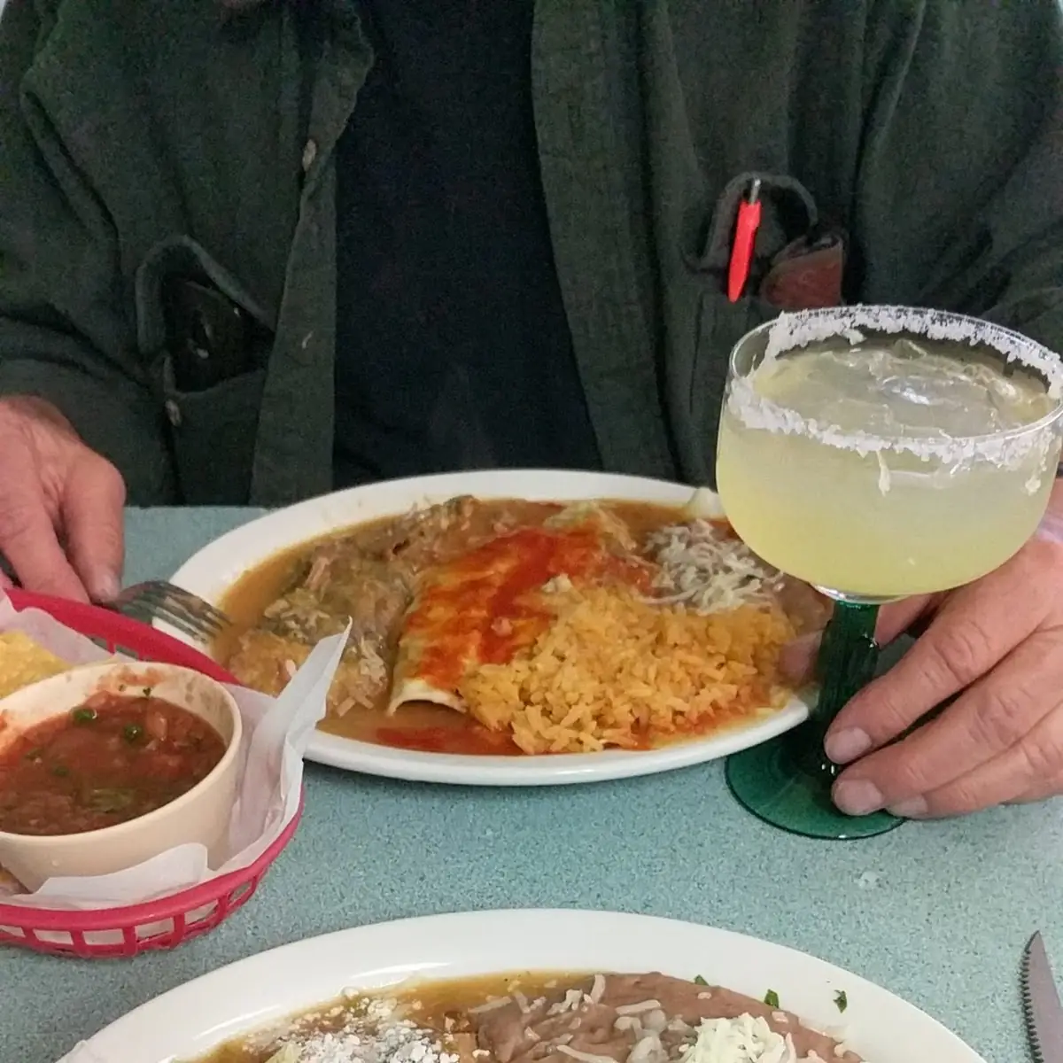 Chile Relleno & Enchilada Combo Dinner