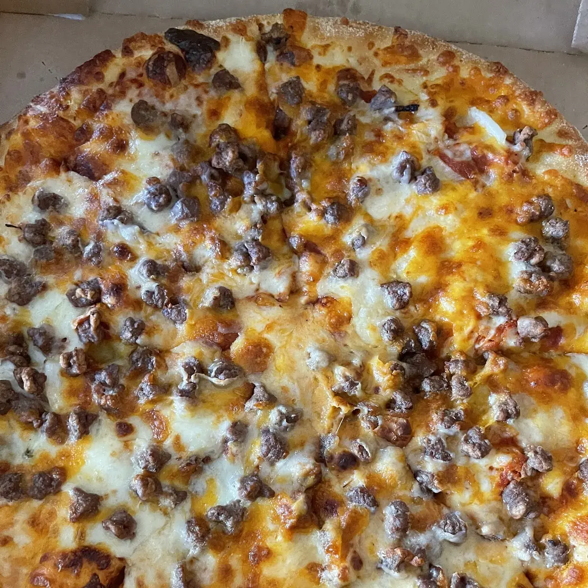 Cheese Burger Pizza