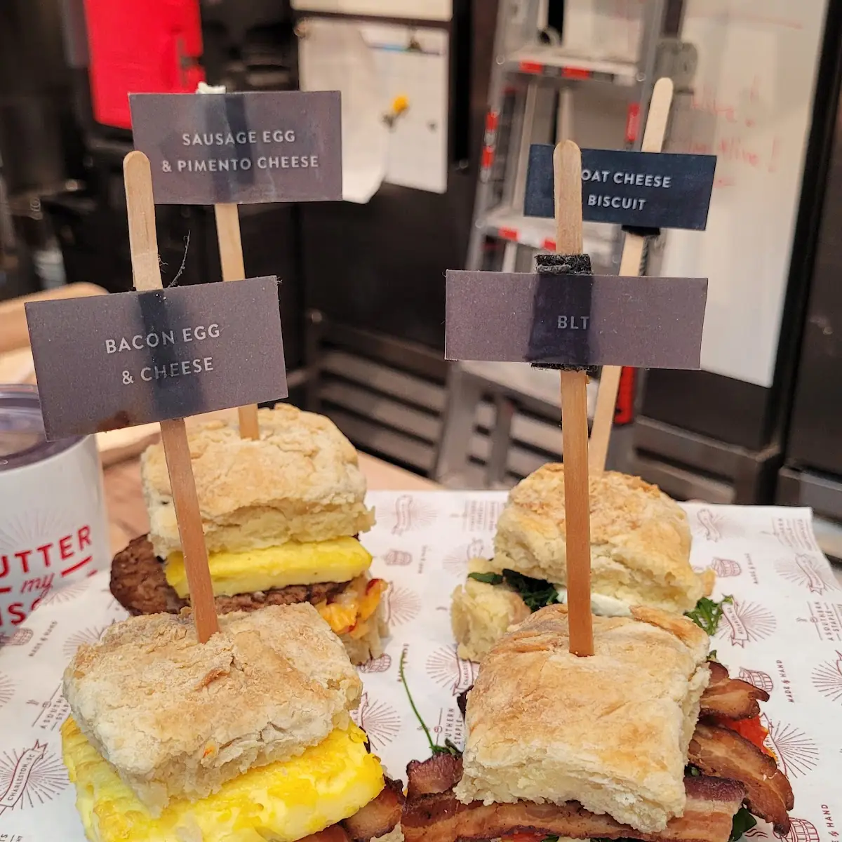 Breakfast Sandwich Biscuits