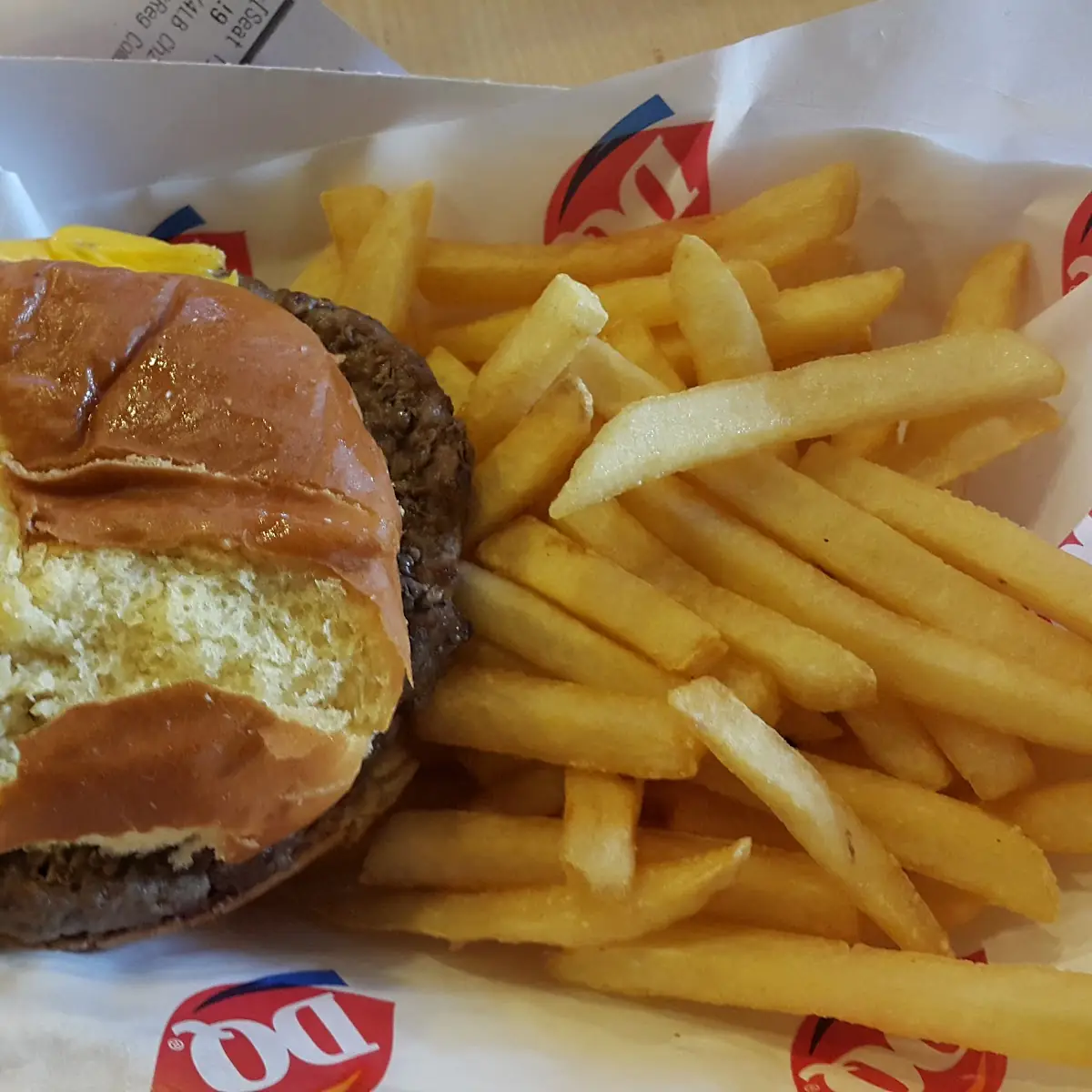 Cheeseburger and French Fries