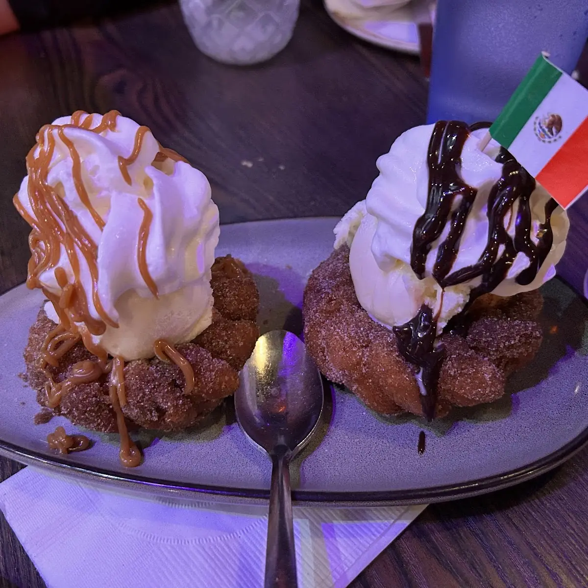 Deep Fried Ice Cream, Taco N Tequila