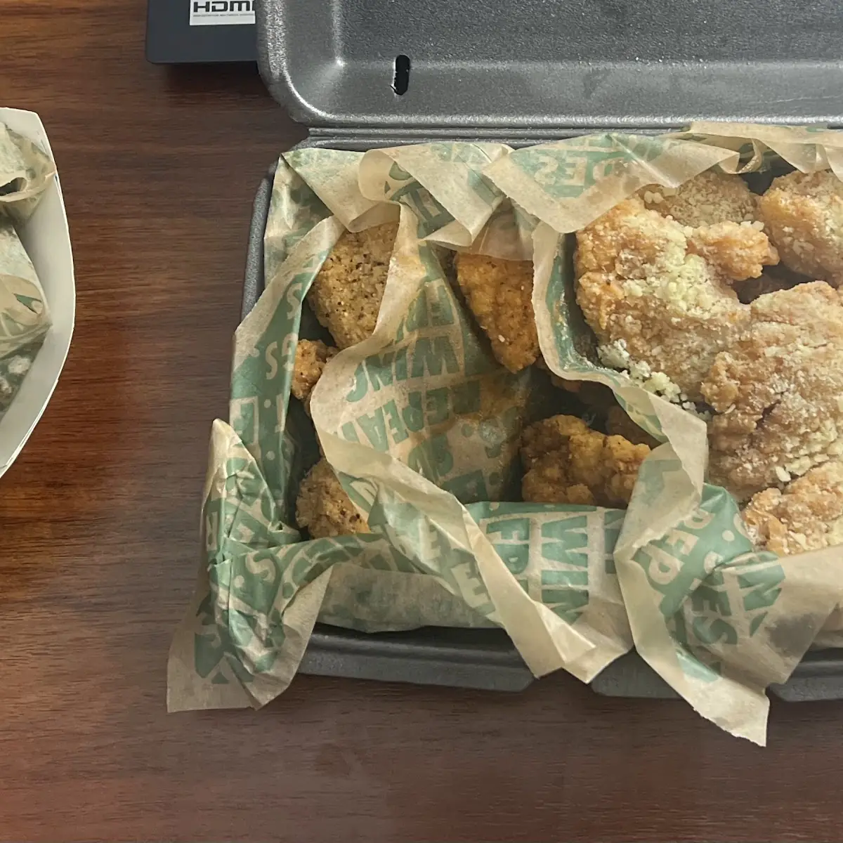 Boneless Wings & Fries