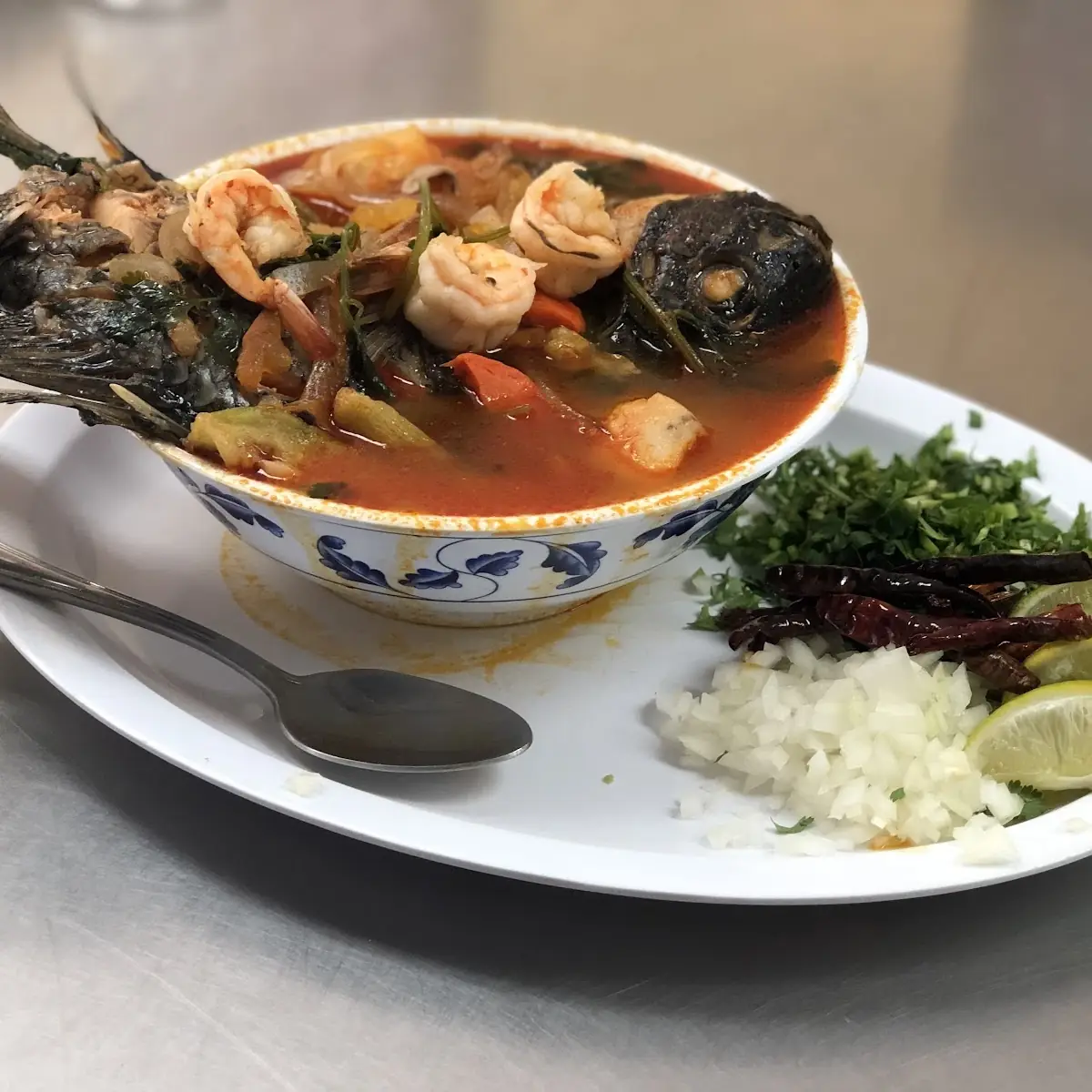 Seven Different Seafood Soup