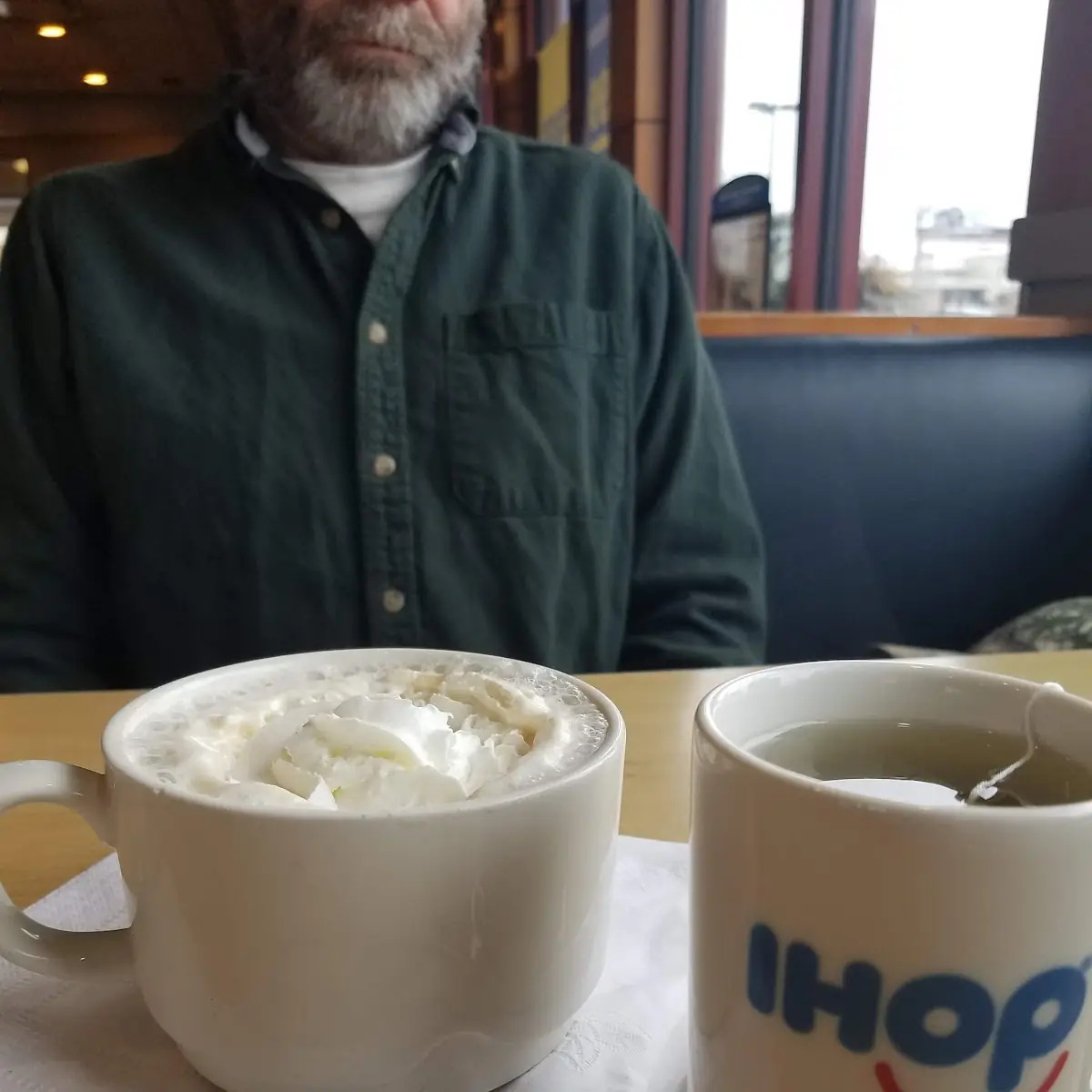 Mocha Coffee and Green Tea