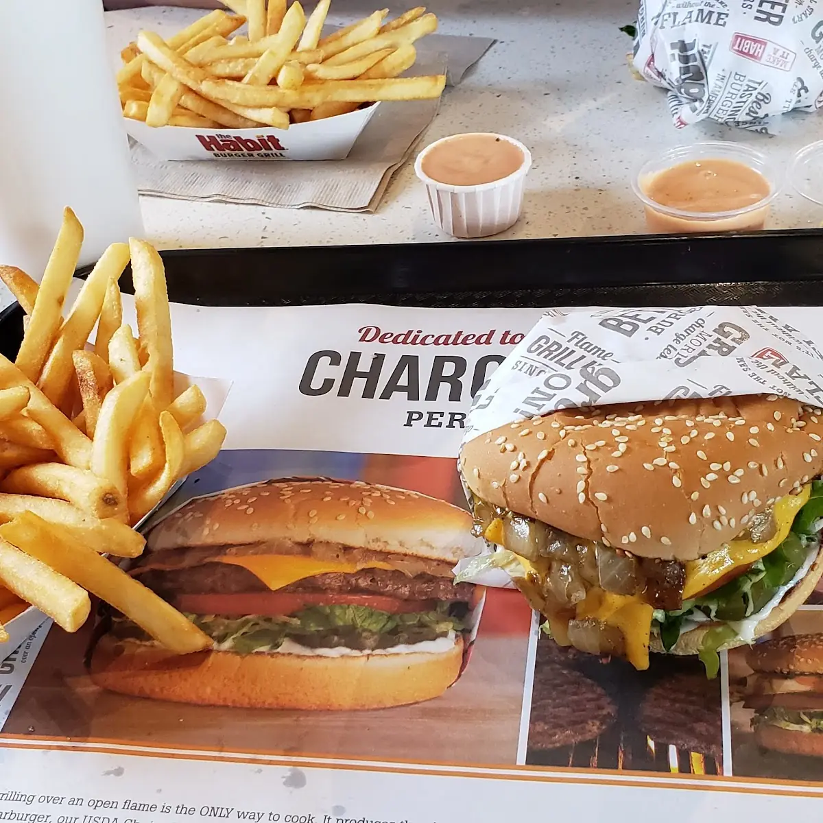 Double Charburger with Cheeseburger Combo