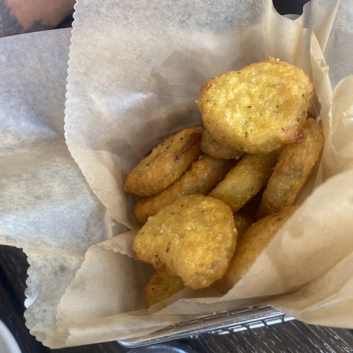 Fried Pickles with Ranch Dressing
