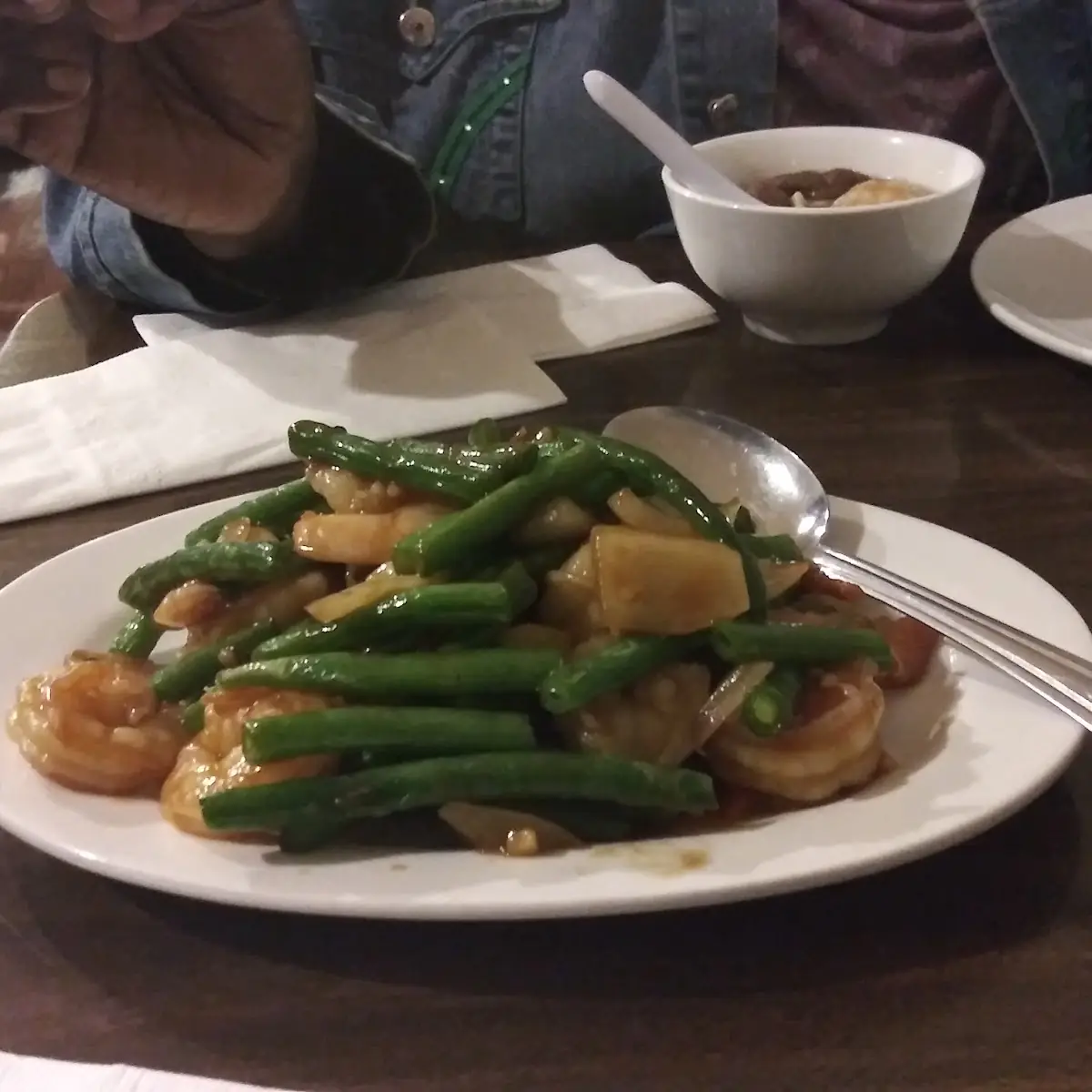 Braised String Beans with Shrimp